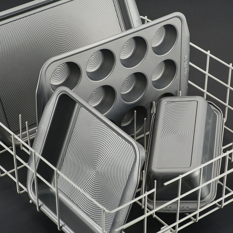 Gray Nonstick Stainless Steel Cookie Sheet Set