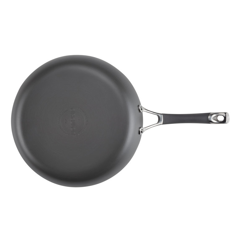 Circulon Radiance 12" Gray Aluminum Nonstick Deep Skillet with Lid
