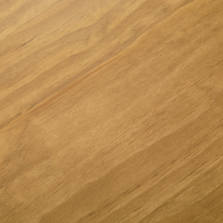 Pecan Solid Wood Mid-Century Modern Rectangular Coffee Table