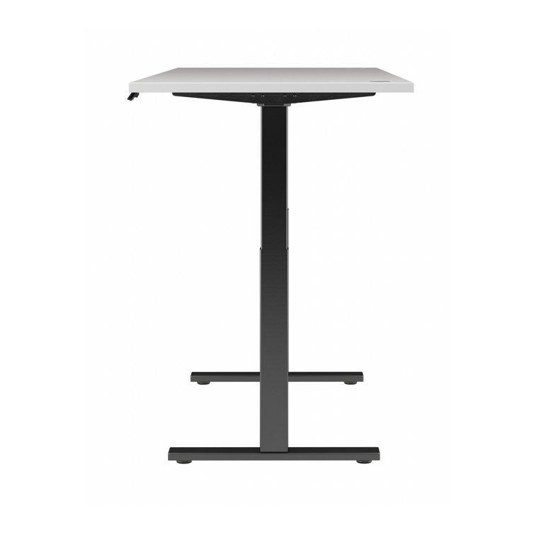 Elevate 72'' White/Black Electric Height Adjustable Standing Desk