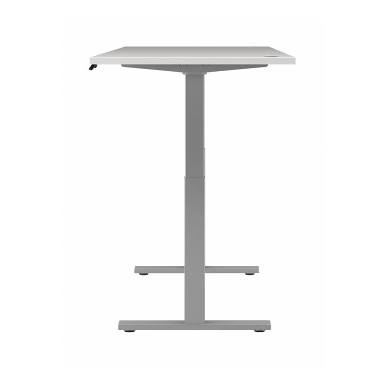 Elevate 72W White Thermally Fused Laminate Electric Standing Desk