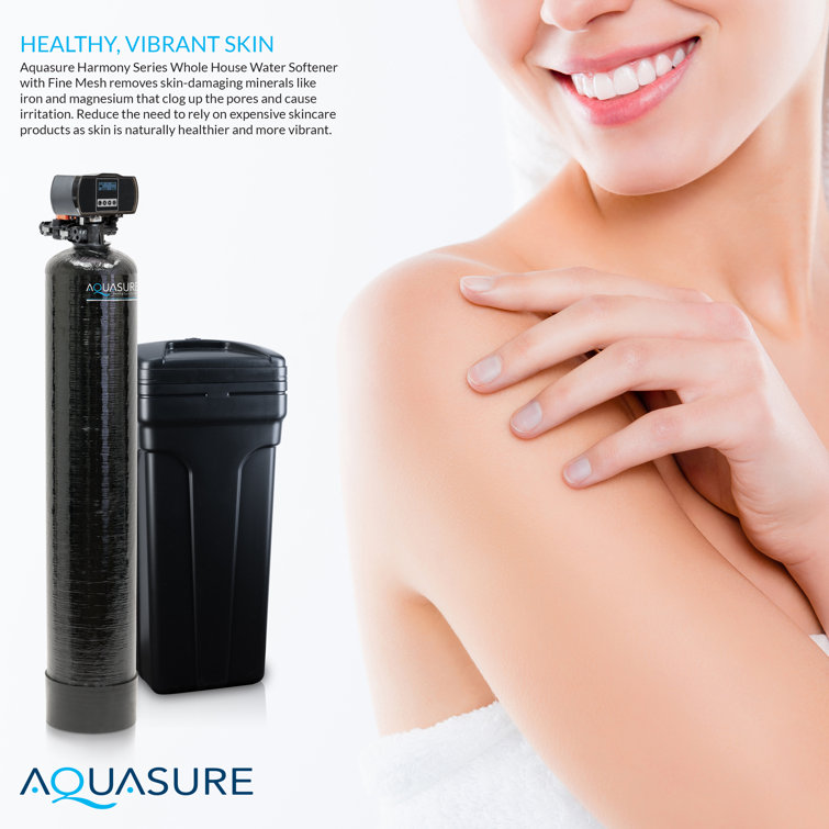 Aquasure 70,000 Grain Black Whole House Water Treatment System