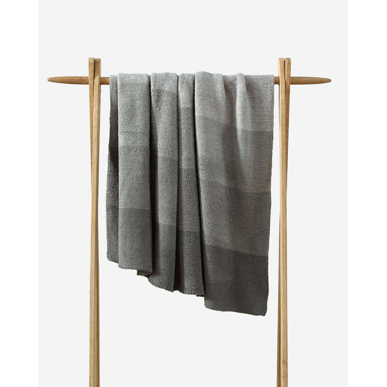 Granite Ombre Reversible Machine Washable Throw Blanket
