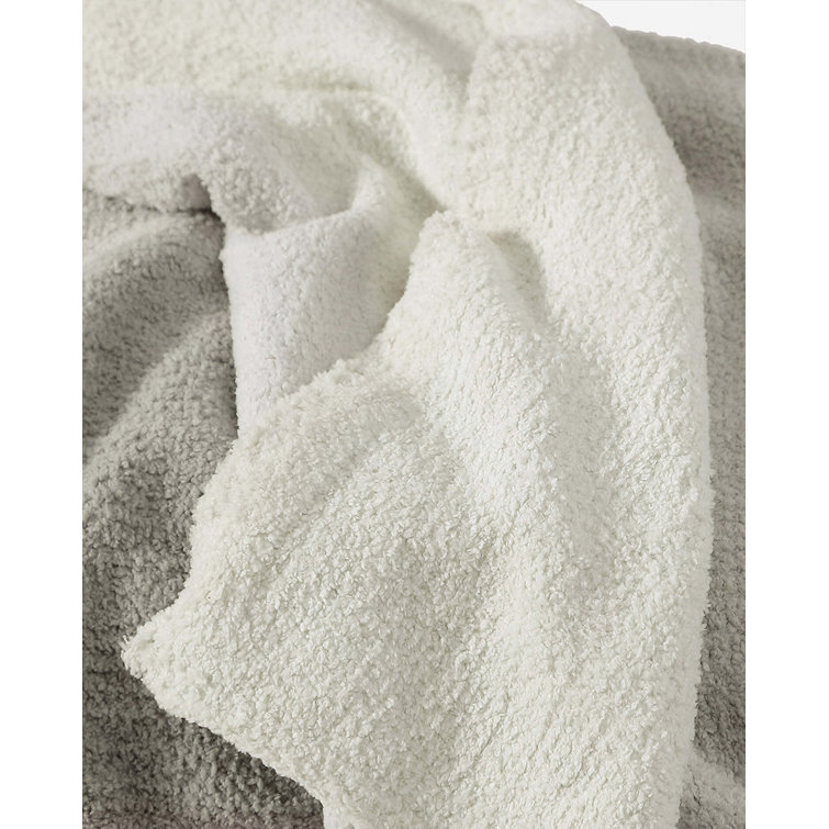 Granite Ombre Reversible Machine Washable Throw Blanket