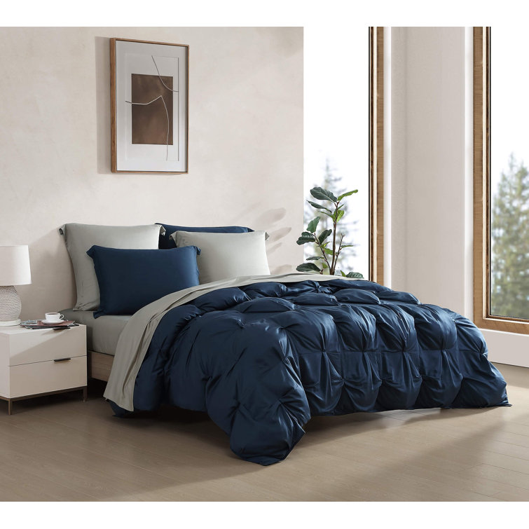 Midnight Blue Full-Queen Bamboo Comforter