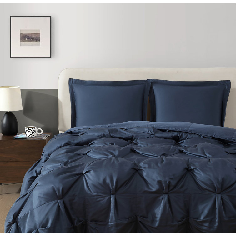 Midnight Blue Full-Queen Bamboo Comforter