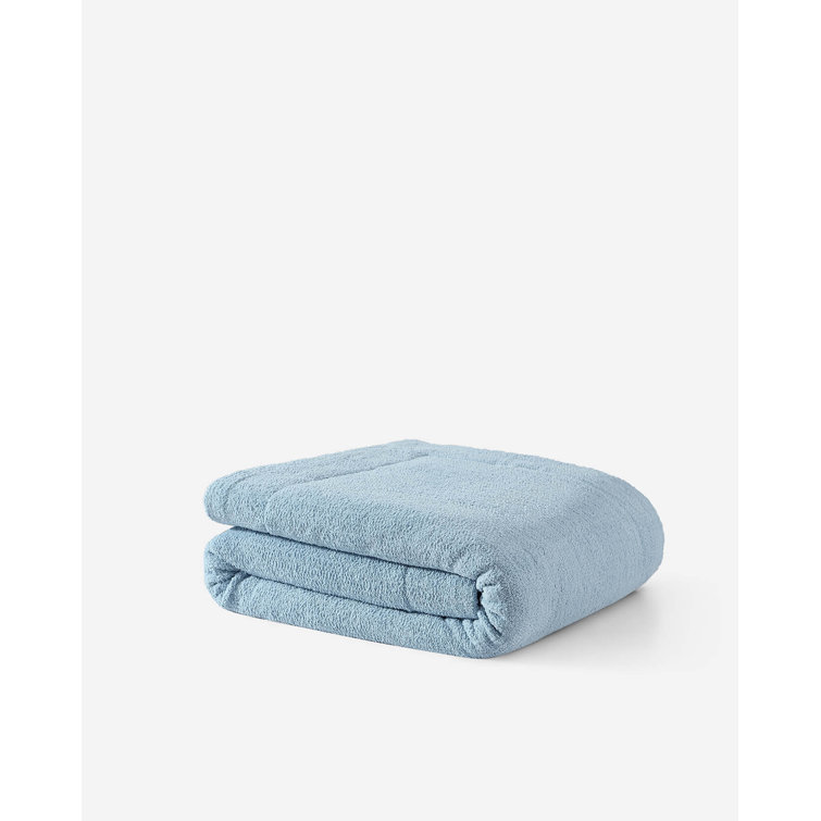 Dew Blue King Microfiber Reversible Comforter