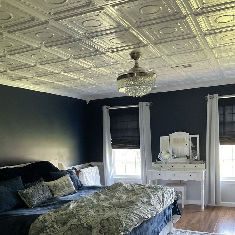 Ultra Pure White Polystyrene Glue-Up Ceiling Tile