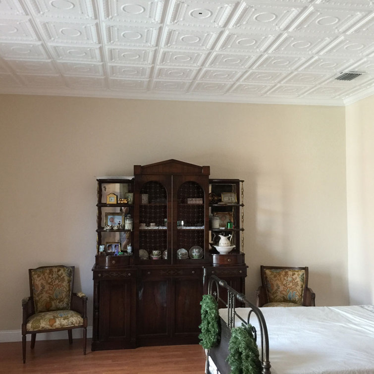 Ultra Pure White Polystyrene Glue-Up Ceiling Tile
