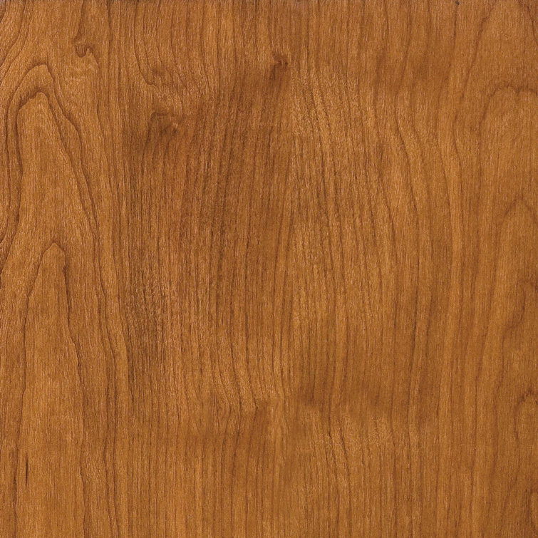 Martine Clear Glass Top Cherry Wood Cocktail Table with Storage