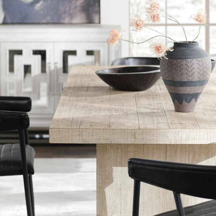 Lynx 94" White Reclaimed Pine Wood Dining Table