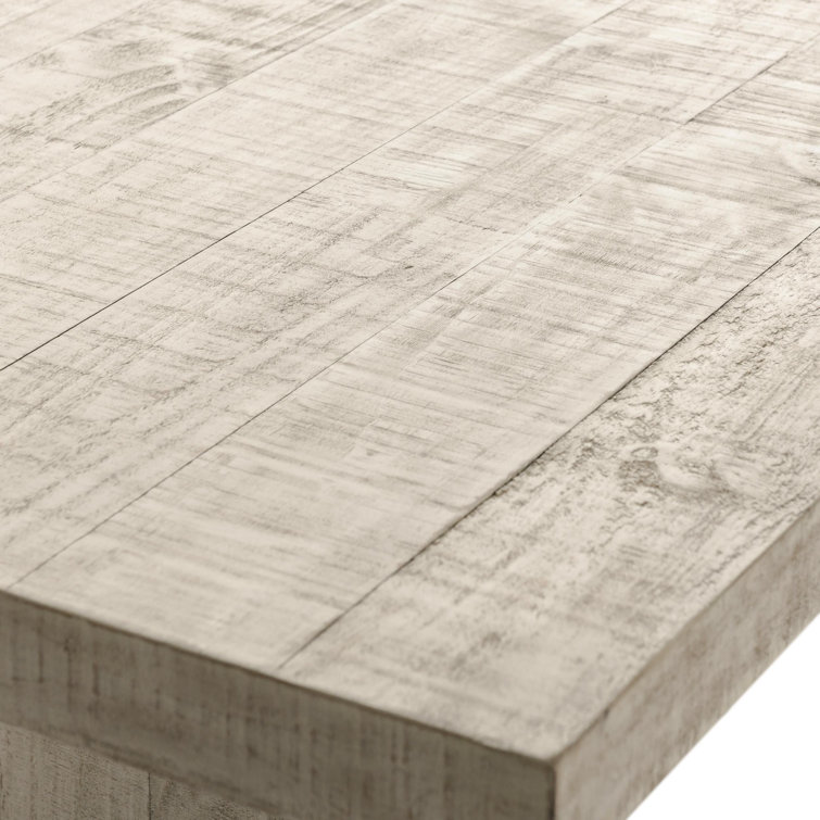 Lynx 94" White Reclaimed Pine Wood Dining Table