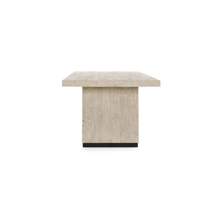 Lynx 94" White Reclaimed Pine Wood Dining Table