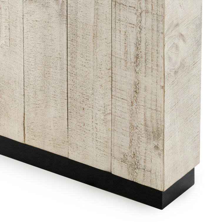 Lynx 94" White Reclaimed Pine Wood Dining Table