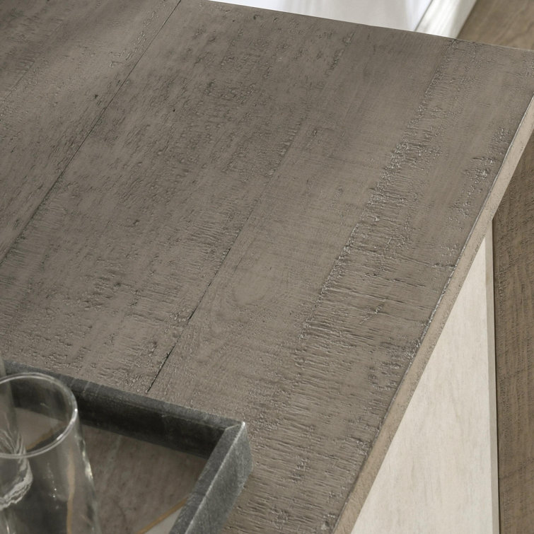 Classic Home Denver 50" Wood Distressed Gray Cabinet
