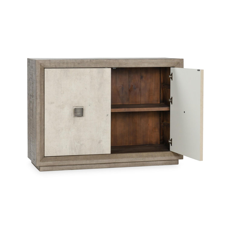 Classic Home Denver 50" Wood Distressed Gray Cabinet