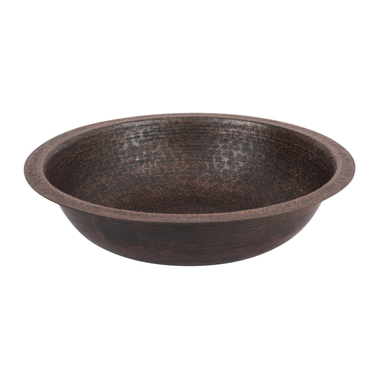 Terra Firma 18'' Dark Brown Copper Round Undermount Sink