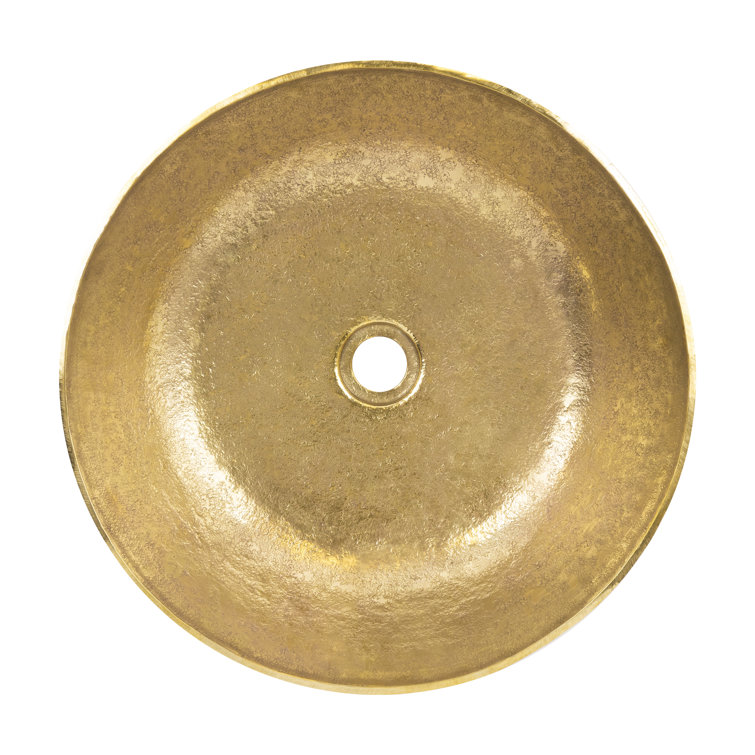 Terra Firma 17'' Brushed Brass Round Above Mount Sink
