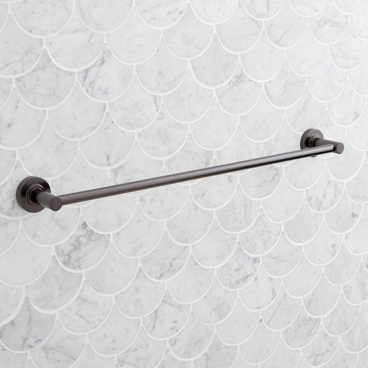 Lexia 26'' Gunmetal Wall Mounted Single Towel Bar