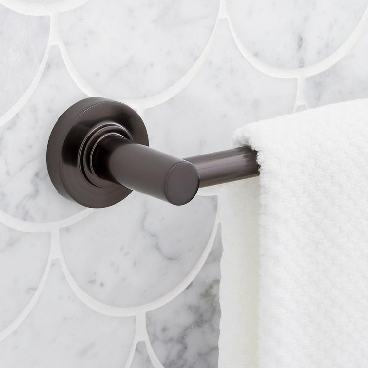 Lexia 26'' Gunmetal Wall Mounted Single Towel Bar