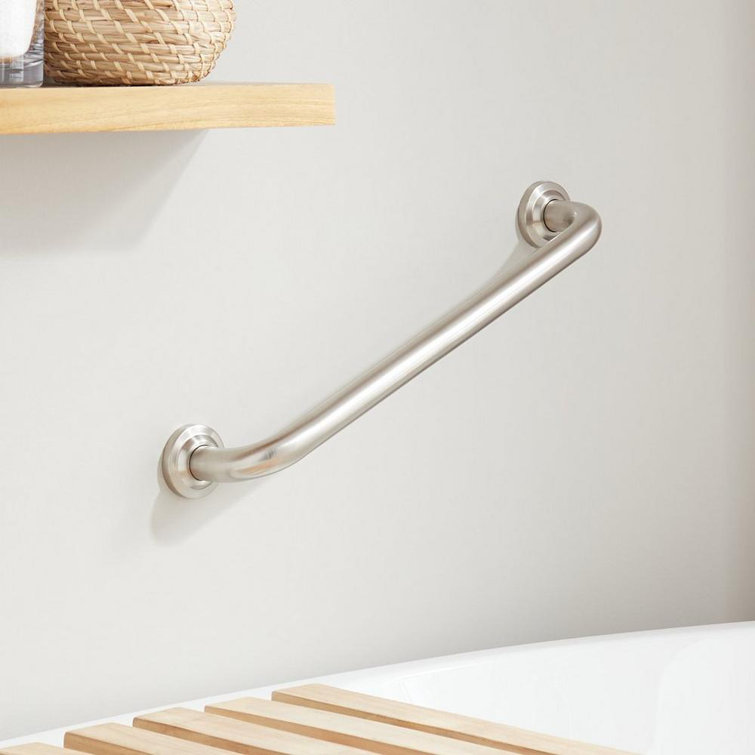Polished Brass Wall Mount Safety Grab Bar