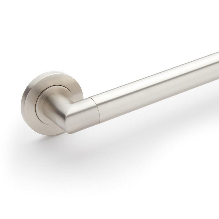 Brushed Nickel Wall Mount Bathroom Grab Bar