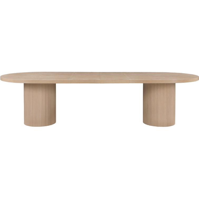 Ivona Natural Oak Extendable Oval Dining Table
