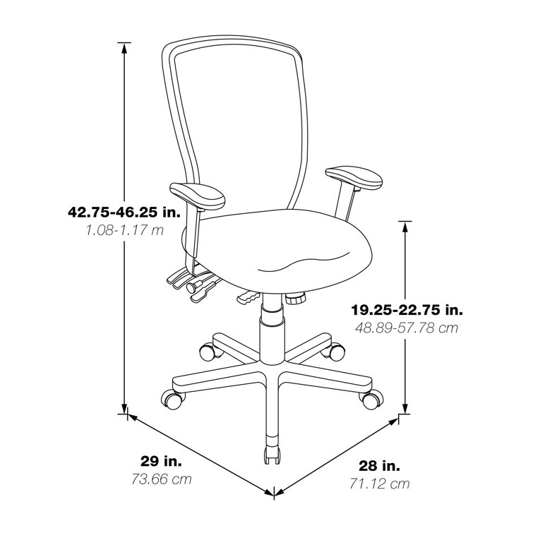 ProGrid High-Back Executive Office Chair in Coal FreeFlex Fabric