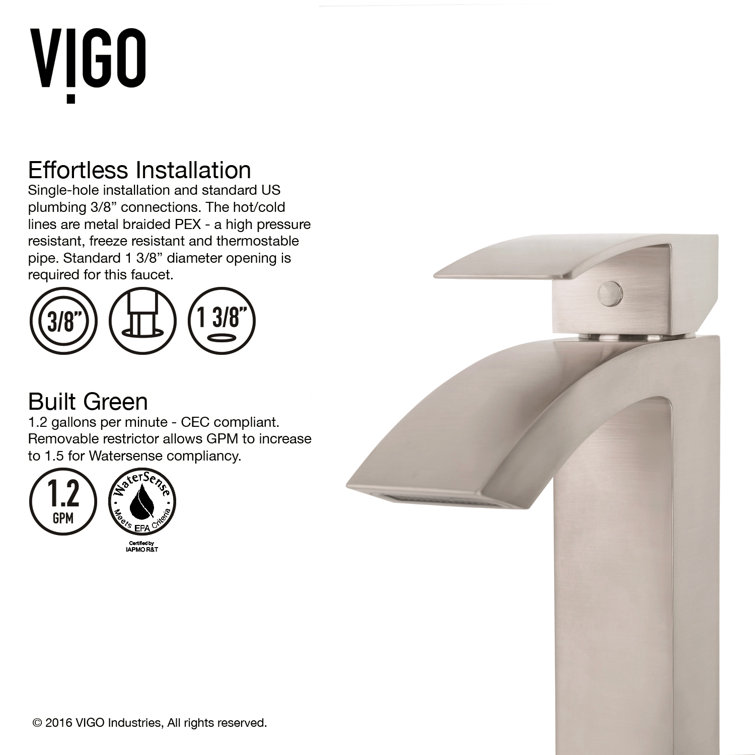 Magnolia 21" White Stone Rectangular Vessel Sink with Faucet