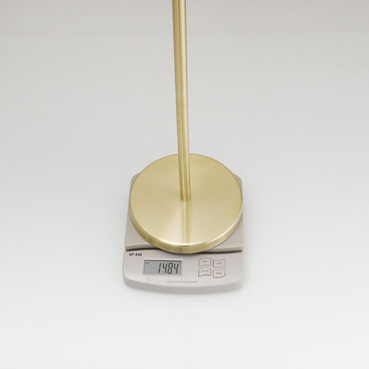 Brushed Gold Stainless Steel Freestanding Toilet Paper Holder