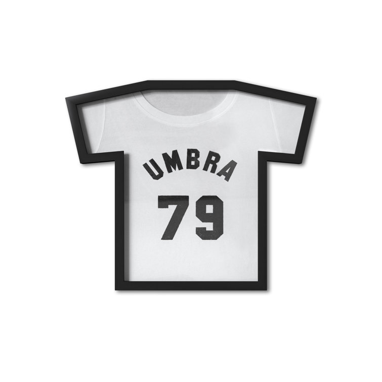 Classic Black Acrylic Wall-Mounted T-Shirt Display Frame