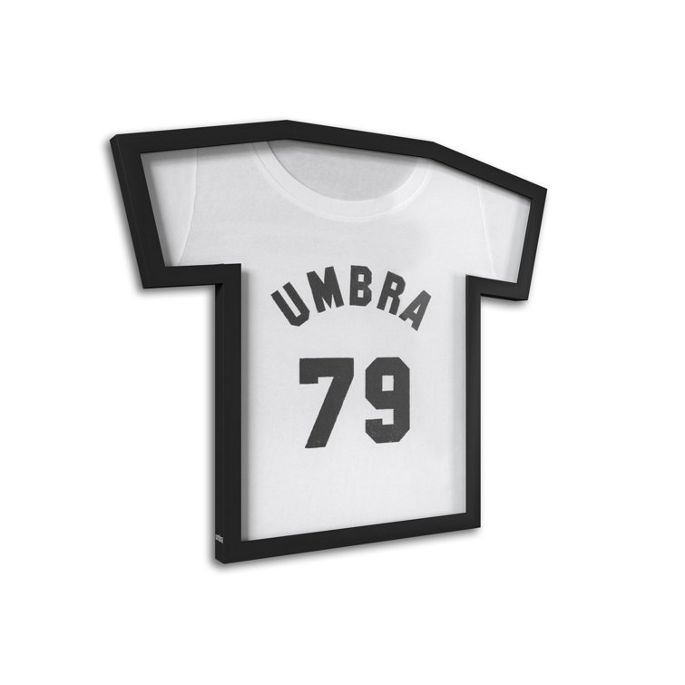 Classic Black Acrylic Wall-Mounted T-Shirt Display Frame