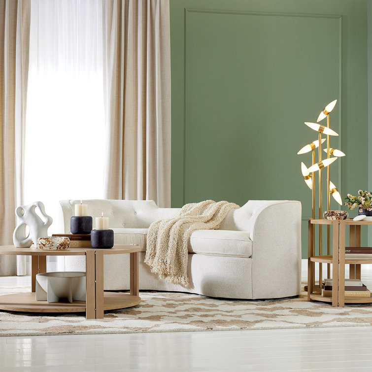 66'' Gold and White Frosted Glass Floor Lamp with Brass Accents