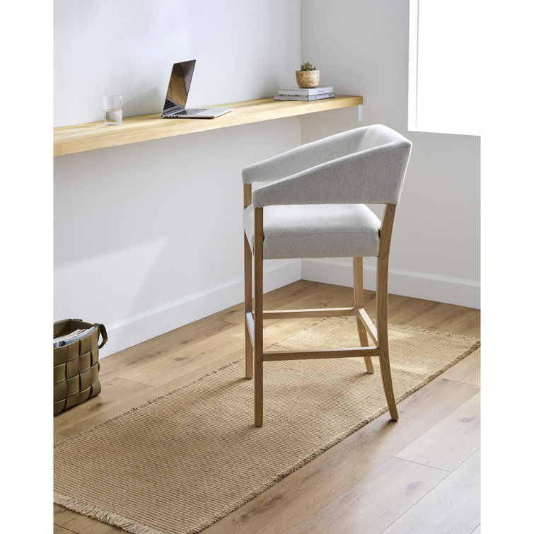 Natural Tan Jute and Polypropylene Runner Rug with Fringe