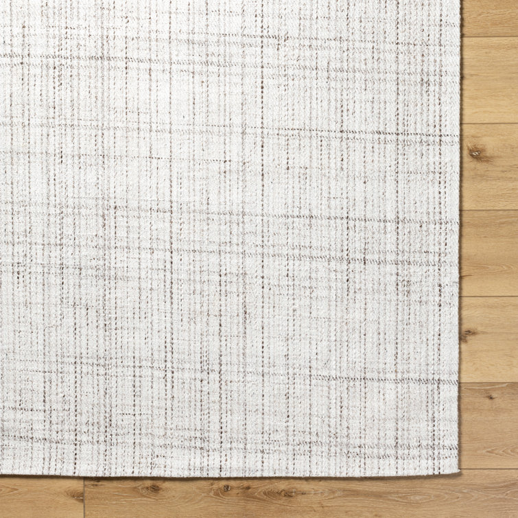 Sammy Off-White Hand-Woven Synthetic 6' x 9' Area Rug