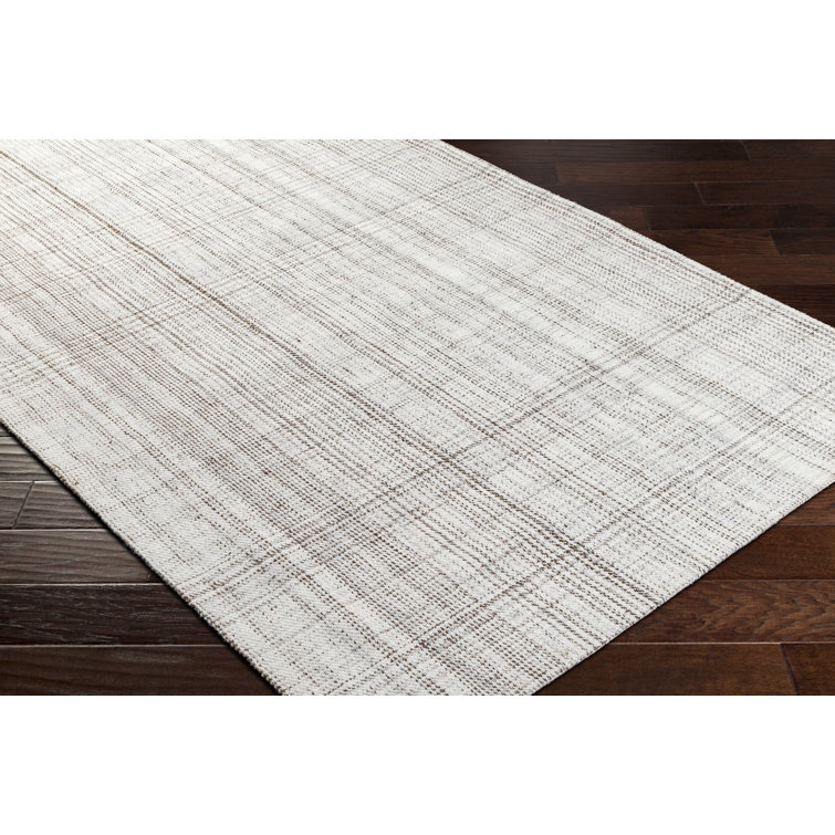Sammy Off-White Hand-Woven Synthetic 6' x 9' Area Rug