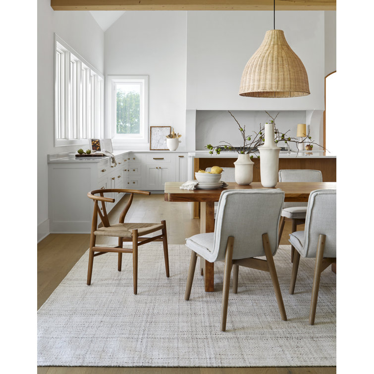 Sammy Off-White Hand-Woven Synthetic 6' x 9' Area Rug