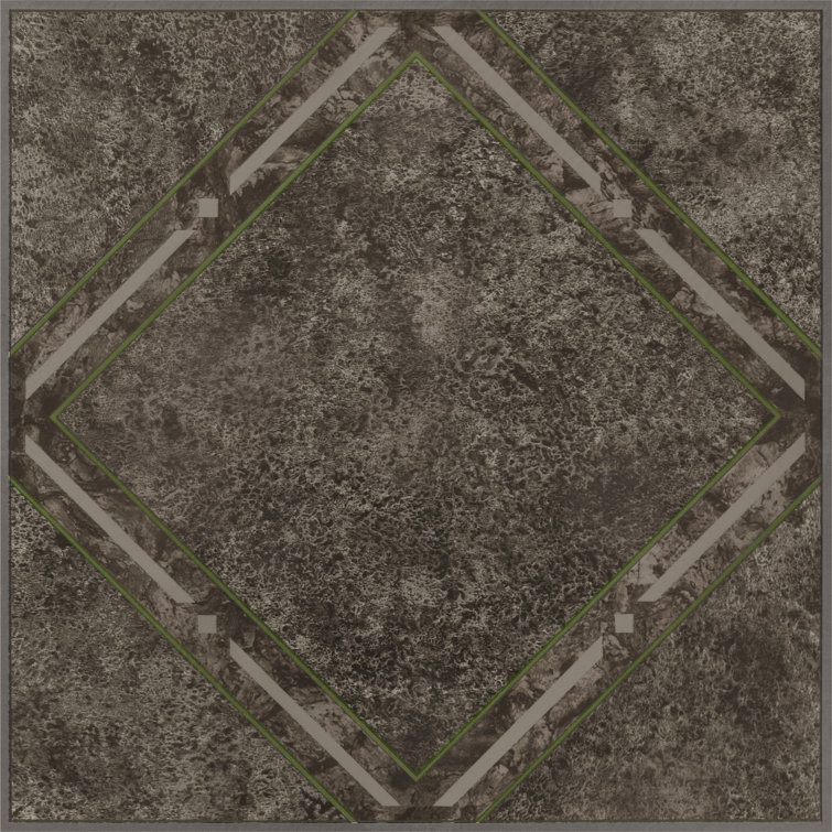 Metallic Marble Diamond Self-Adhesive Vinyl Floor Tiles, 12" x 12"