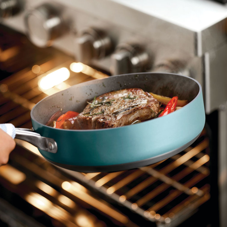Silver 10-Piece Nonstick Aluminum Cookware Set with Glass Lids