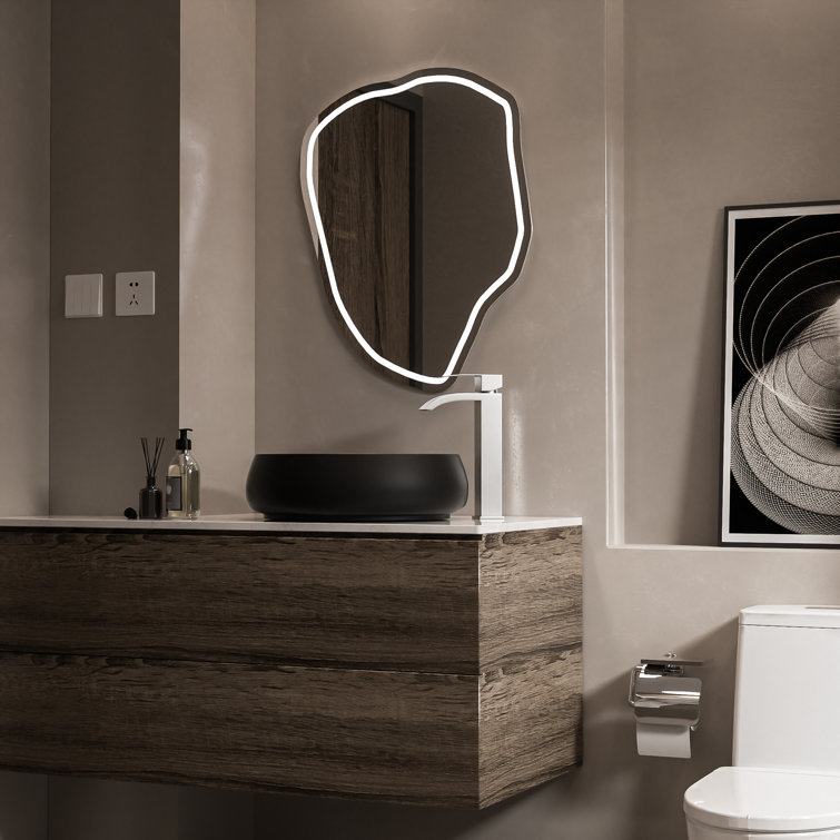 Brushed Nickel Single-Handle Tall Vessel Bathroom Faucet