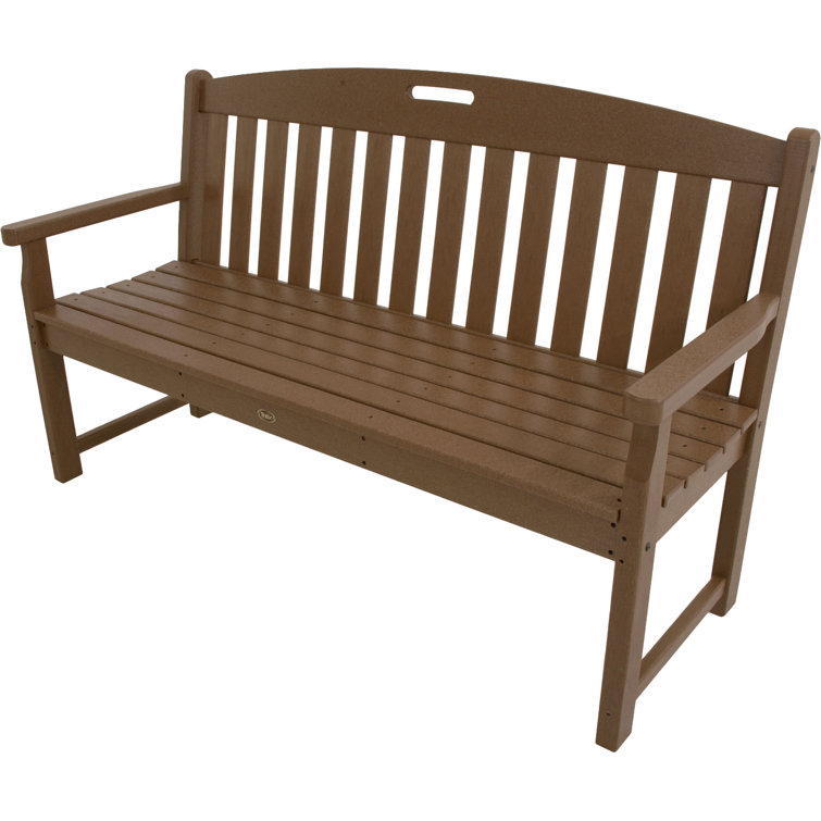 Tree House Brown 60-Inch Recycled Plastic Outdoor Bench