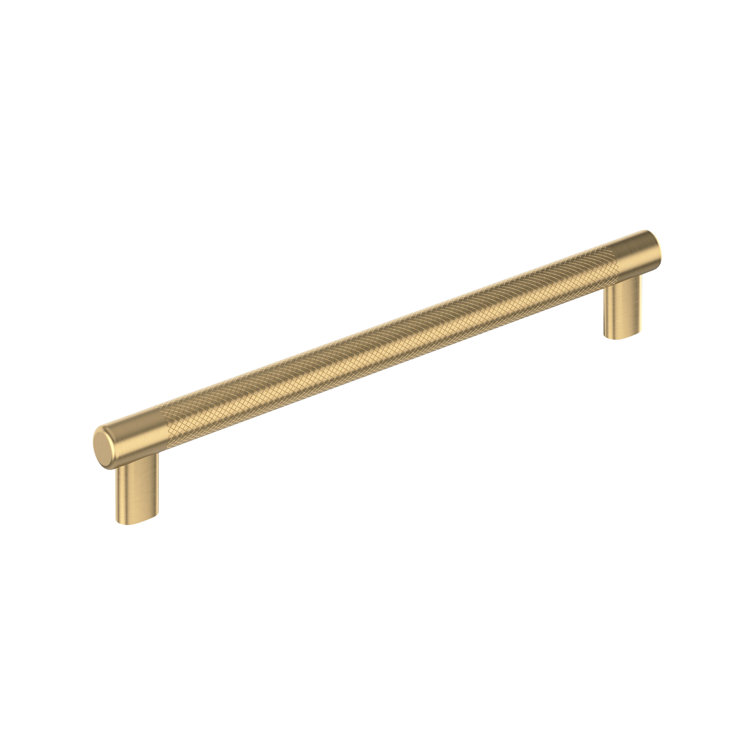 Champagne Bronze 10-1/16 inch Modern Industrial Bar Pull