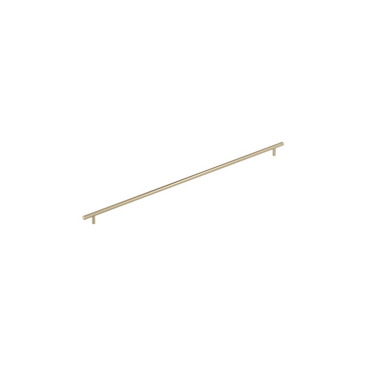 Golden Champagne 30-1/4 inch Steel Bar Pull with Mounting Hardware