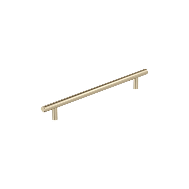 Golden Champagne 12-5/8 inch Steel Bar Pull with Mounting Hardware