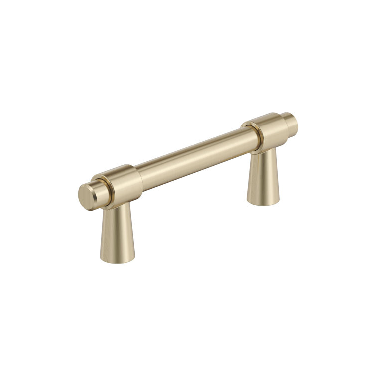 Golden Champagne 3-Inch Modern Industrial Bar Pull