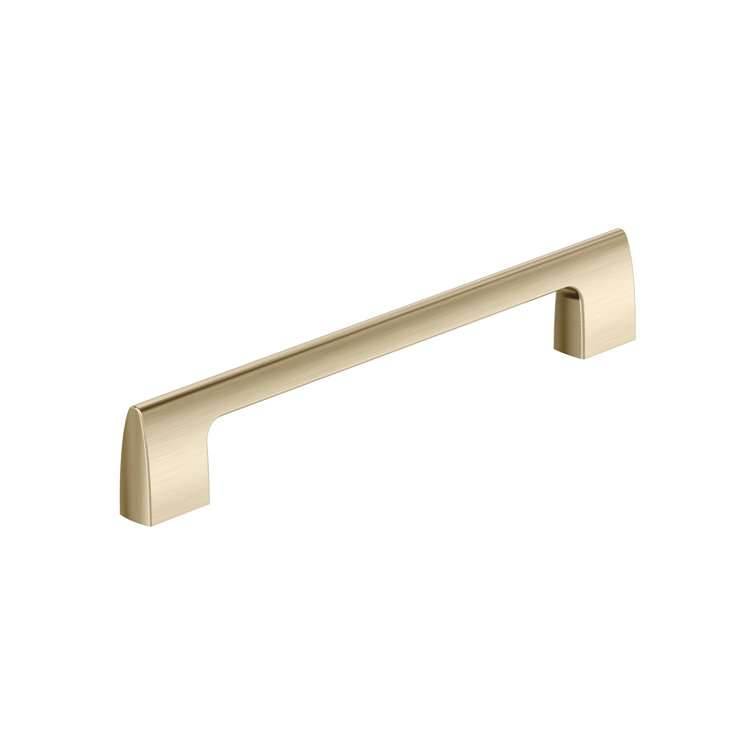 Golden Champagne Brushed Metal Cabinet Bar Pull with Mounting Hardware