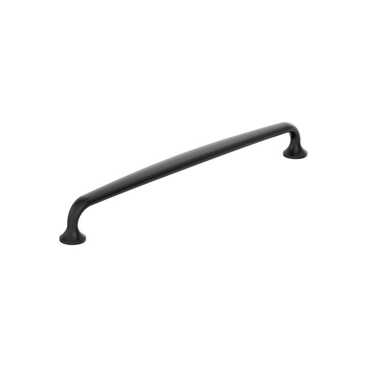 Matte Black Traditional Cabinet Bar Pull with Mounting Hardware