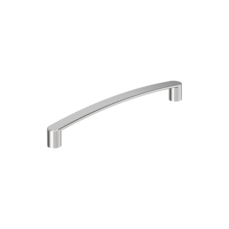 Polished Chrome 6 5/16" Modern Cabinet Pull Bar
