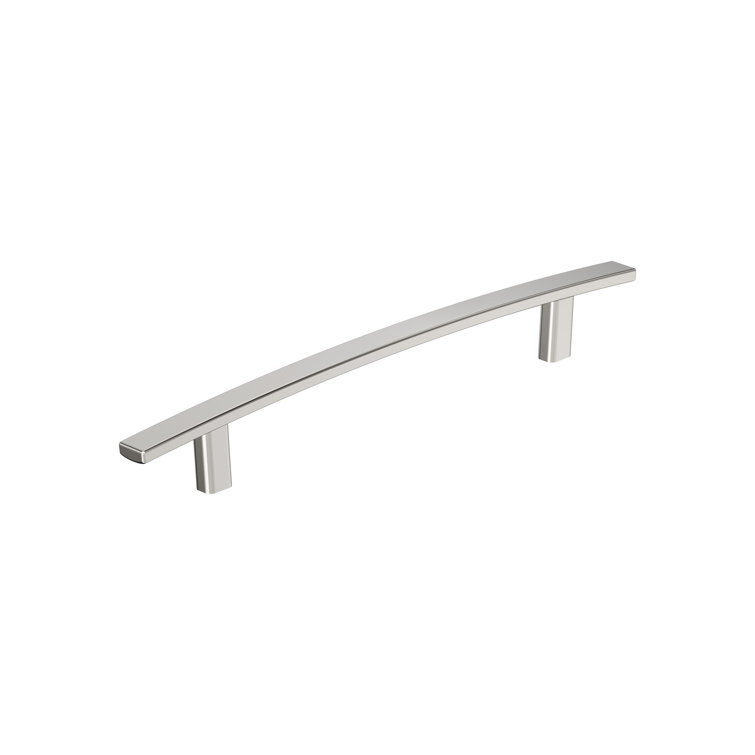 Polished Nickel 5-1/4" Modern Cabinet Bar Pull