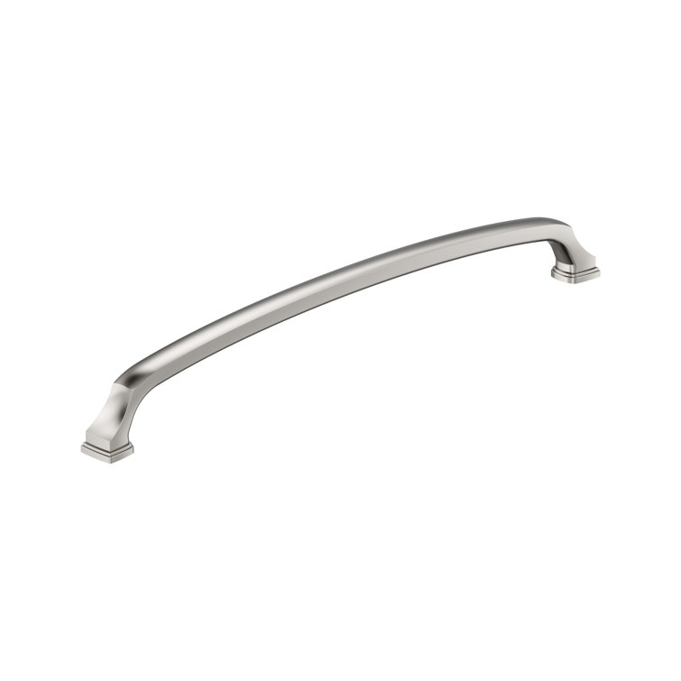 Polished Nickel 12-5/8" Modern Industrial Bar Pull